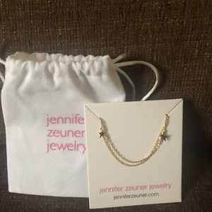 Jennifer Zeuner double-row dainty necklace